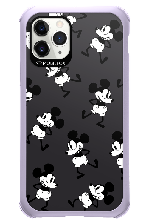 Iconic Mouse (antracite pattern) - Apple iPhone 11 Pro