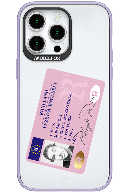 Vezetői engedély - Apple iPhone 15 Pro Max