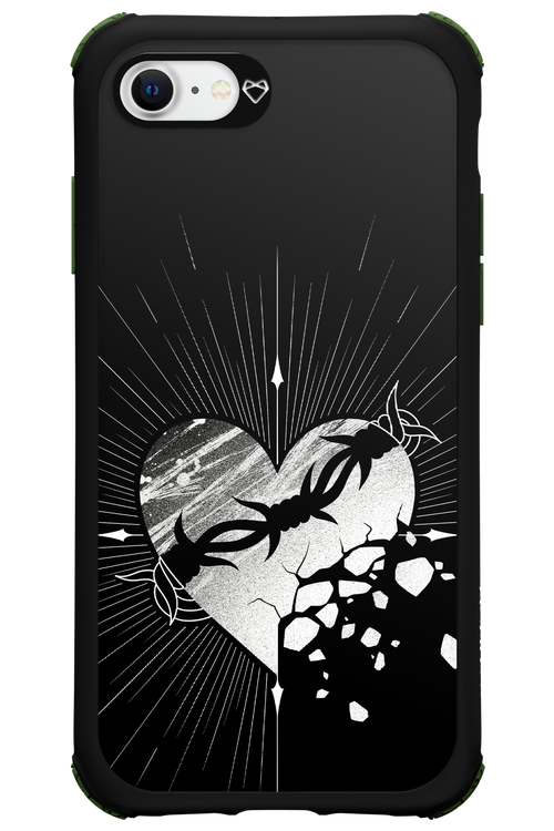 Fehér Szív - Apple iPhone SE 2020