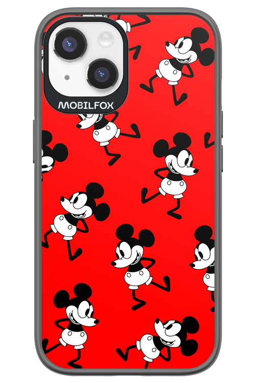 Iconic Mouse (red pattern) - Apple iPhone 14