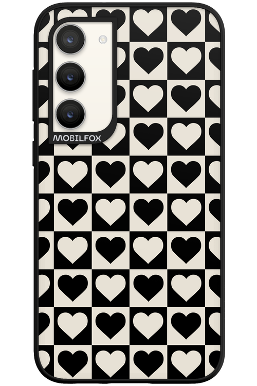 Checkered Heart - Samsung Galaxy S23 Plus