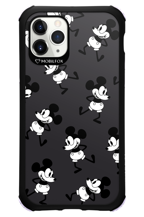 Iconic Mouse (antracite pattern) - Apple iPhone 11 Pro