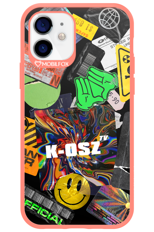 K-osz Sticker Black - Apple iPhone 12