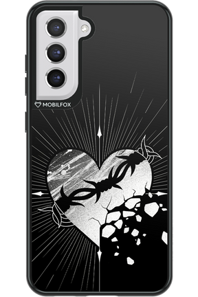 Fehér Szív - Samsung Galaxy S21 FE