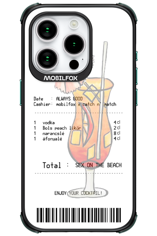 sex on the beach koktél - Apple iPhone 15 Pro