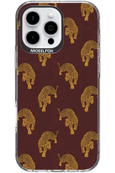 Burgundy Leopard Pattern - Apple iPhone 16 Pro Max
