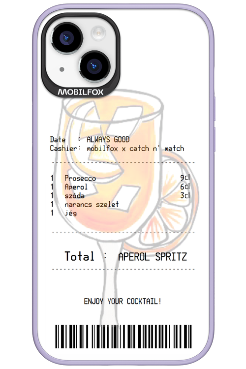 aperol spritz koktél - Apple iPhone 15 Plus