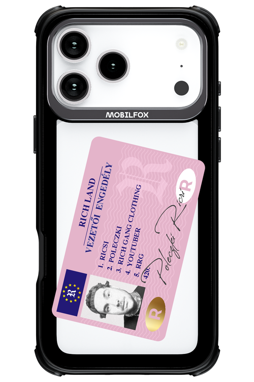 Vezetői engedély - Apple iPhone 17 Pro Max