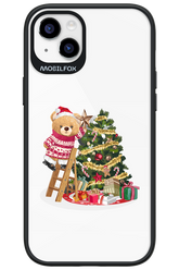 Christmas Bear (Transparent) - Apple iPhone 14 Plus