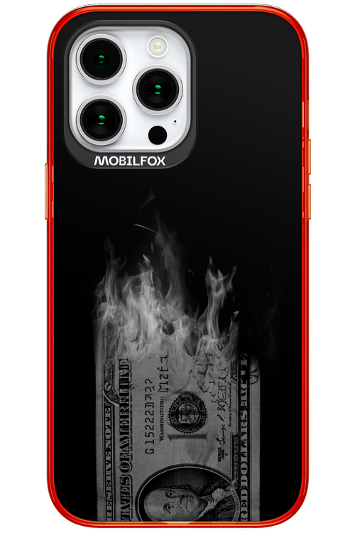 Money Burn B&W 2.0 - Apple iPhone 15 Pro Max