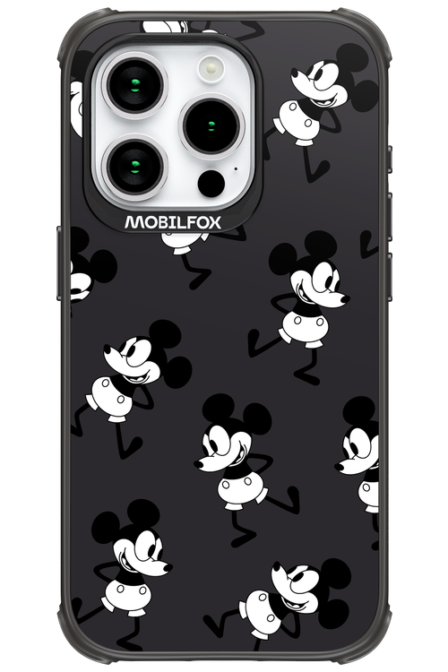 Iconic Mouse (antracite pattern) - Apple iPhone 15 Pro