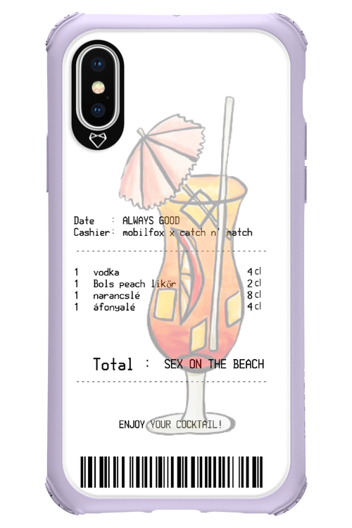 sex on the beach koktél - Apple iPhone X