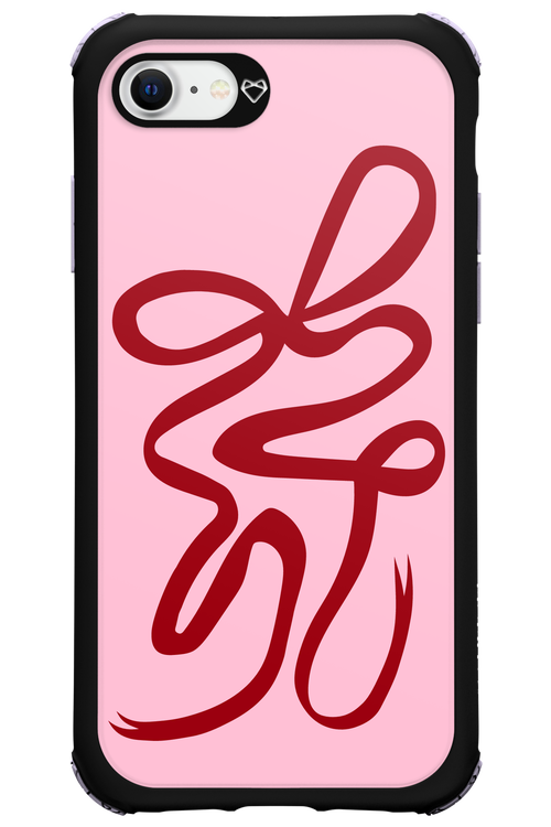 Burgundy Bow - Apple iPhone SE 2020