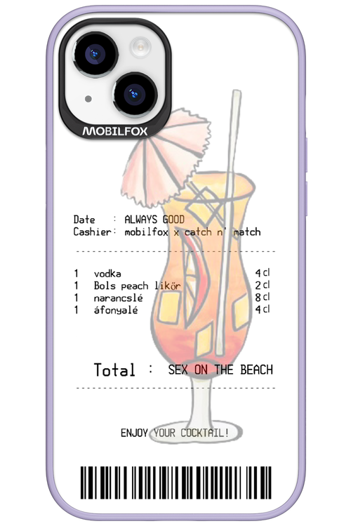 sex on the beach koktél - Apple iPhone 15 Plus