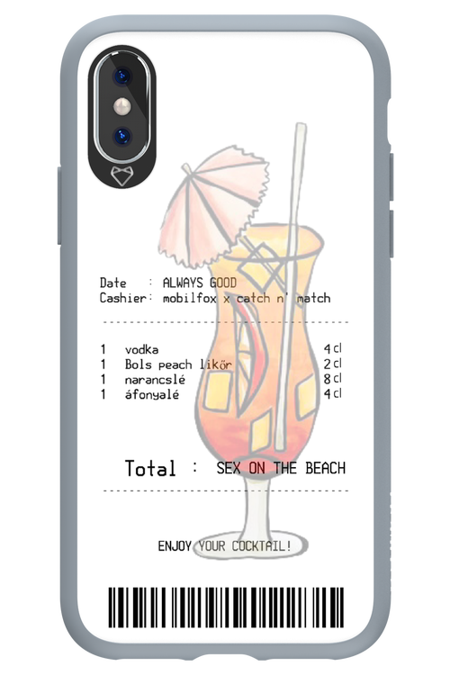 sex on the beach koktél - Apple iPhone X