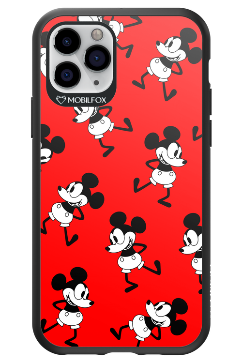 Iconic Mouse (red pattern) - Apple iPhone 11 Pro