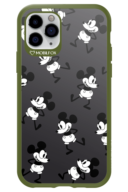 Iconic Mouse (antracite pattern) - Apple iPhone 11 Pro