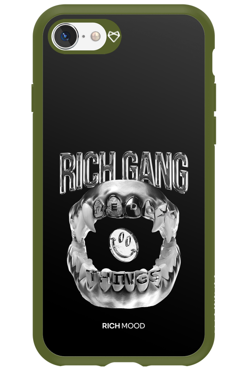 Rich Gang Silver - Apple iPhone 8