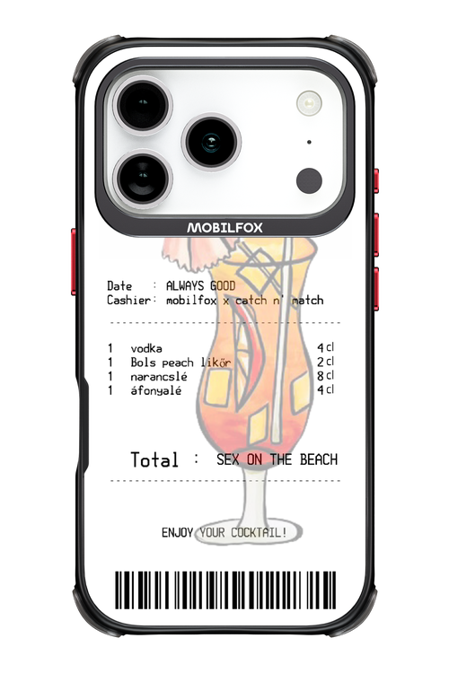 sex on the beach koktél - Apple iPhone 17 Pro