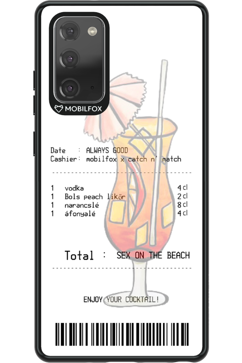 sex on the beach koktél - Samsung Galaxy Note 20