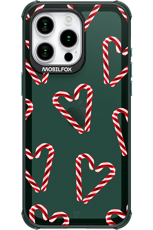 Candy Cane Hearts - Apple iPhone 15 Pro Max