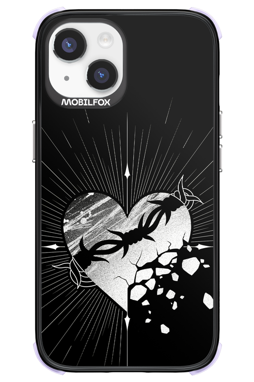 Fehér Szív - Apple iPhone 14