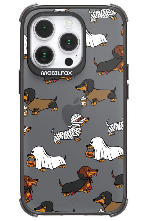 Scary Dachshund (Transparent) - Apple iPhone 14 Pro