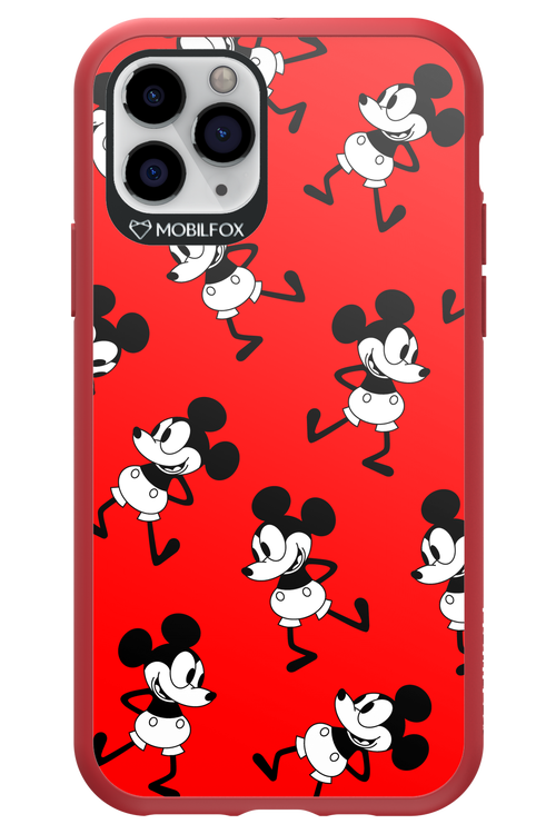 Iconic Mouse (red pattern) - Apple iPhone 11 Pro