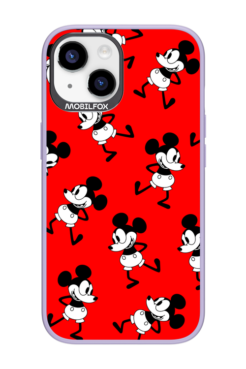 Iconic Mouse (red pattern) - Apple iPhone 14