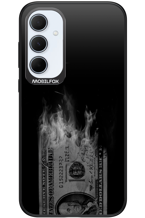 Money Burn B&W - Samsung Galaxy A35