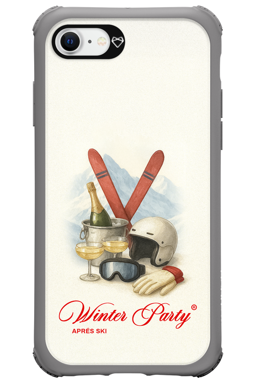 Winter Ski Party - Apple iPhone 8