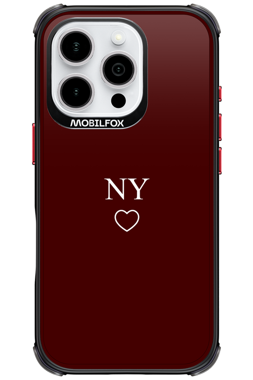 NY Burgundia 2.0 - Apple iPhone 16 Pro