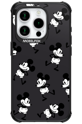 Iconic Mouse (antracite pattern) - Apple iPhone 15 Pro