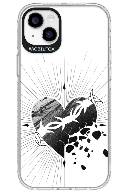Fekete Szív - Apple iPhone 14 Plus