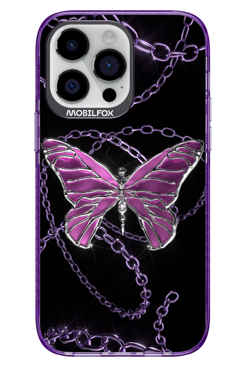 Butterfly Necklace - Apple iPhone 14 Pro Max