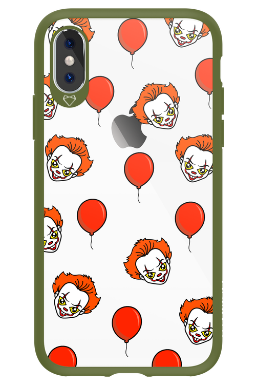 Mystery Clown (Transparent) - Apple iPhone XS