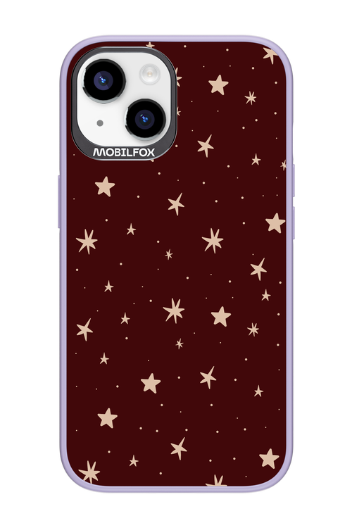 Burgundy Stars - Apple iPhone 14