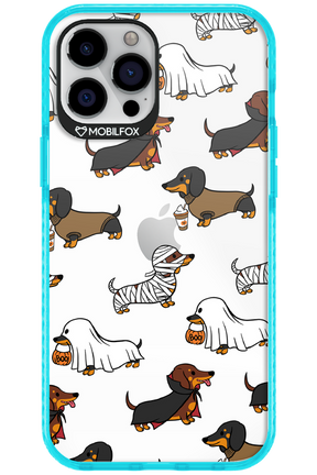 Scary Dachshund (Transparent) - Apple iPhone 12 Pro Max