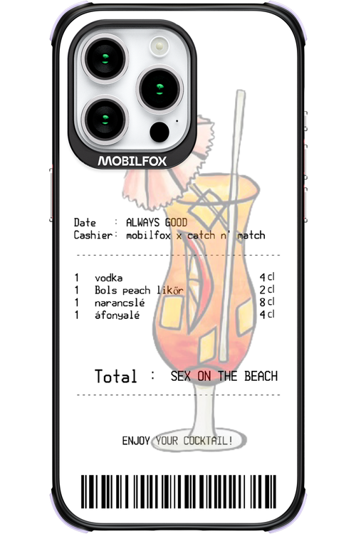 sex on the beach koktél - Apple iPhone 15 Pro Max