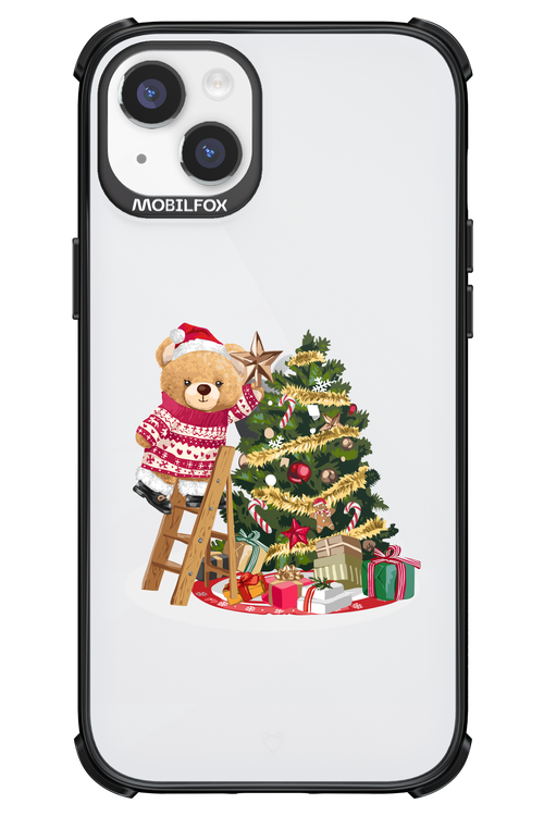 Christmas Bear (Transparent) - Apple iPhone 14 Plus
