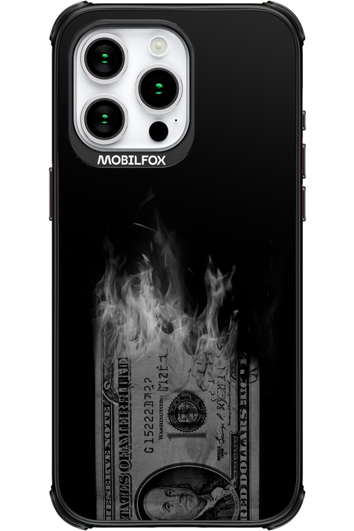 Money Burn B&W 2.0 - Apple iPhone 15 Pro Max