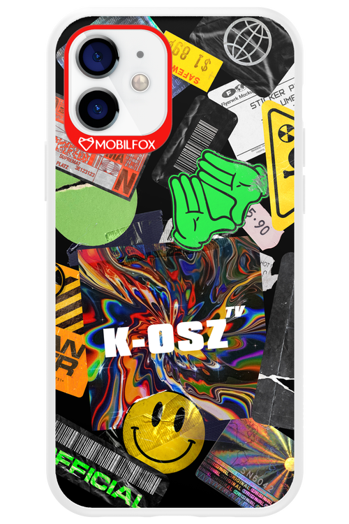 K-osz Sticker Black - Apple iPhone 12
