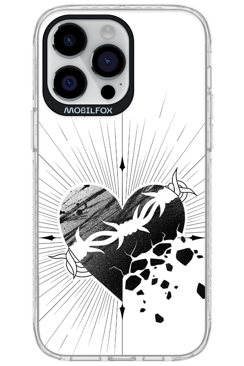 Fekete Szív - Apple iPhone 14 Pro Max