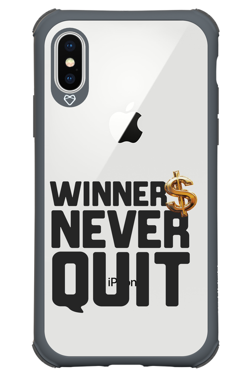 Winners Never Quit - Apple iPhone X