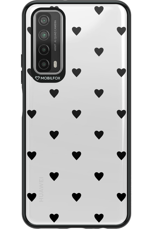 Hearts Transparent - Huawei P Smart 2021