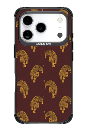Burgundy Leopard Pattern - Apple iPhone 17 Pro