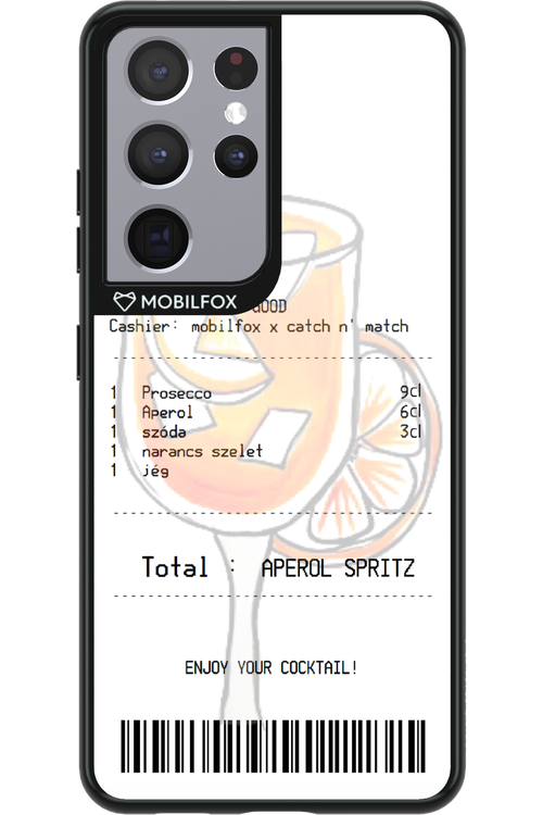 aperol spritz koktél - Samsung Galaxy S21 Ultra