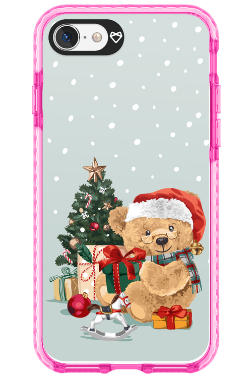 Merry Christmas Bear - Apple iPhone 8
