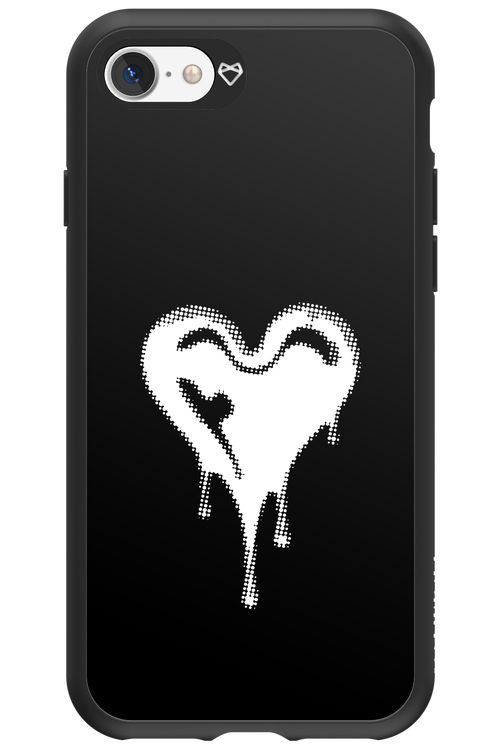 Heart Black - Apple iPhone 7