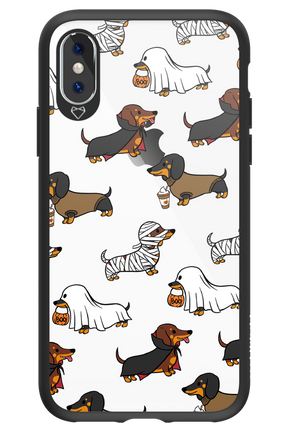 Scary Dachshund (Transparent) - Apple iPhone X
